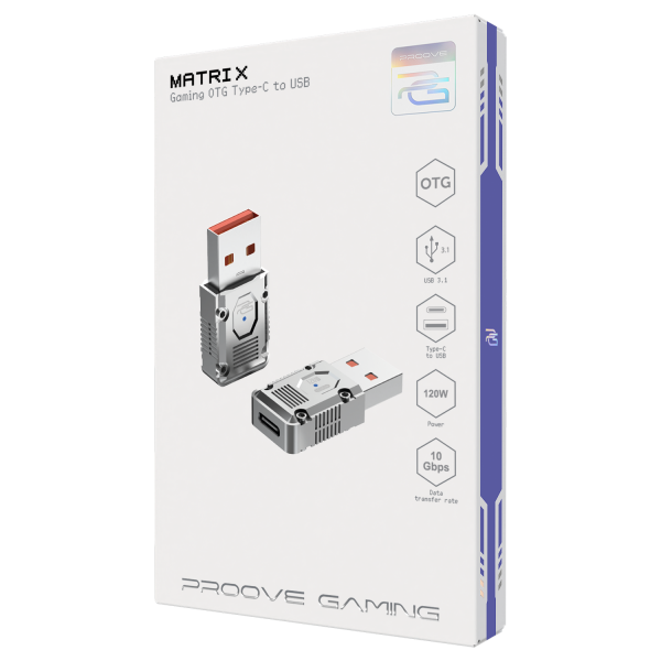 OTG adapter Proove Gaming Matrix Type-C to USB - Photo 1